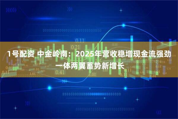 1号配资 中金岭南：2025年营收稳增现金流强劲 一体两翼蓄势新增长